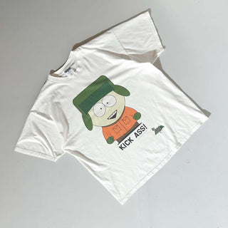 90's GILDAN "KICK ASS ! " South Park カイル・ブロフロフスキー キャラクター Tシャツ