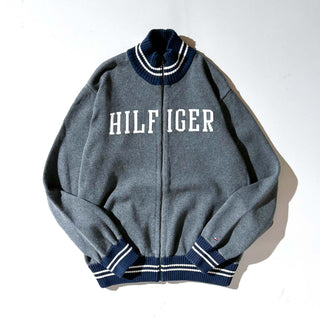 00's Tommy Hilfiger フルジップ ニット セーター