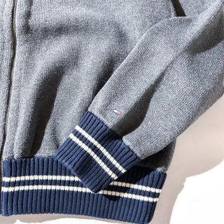 00's Tommy Hilfiger フルジップ ニット セーター