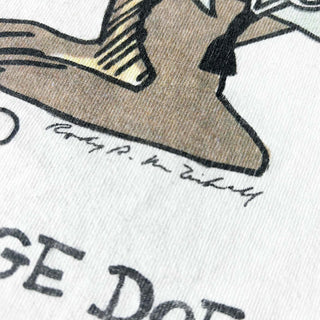 90's "made in USA" FRUIT OF THE LOOM "BUT GEORGE DOES IT..." アニマル キャラクター Tシャツ