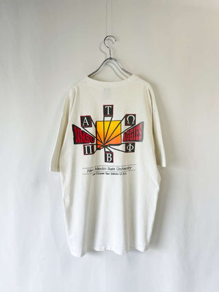 90's "made in USA" H.L.MILLER GOLD 両面プリント Tシャツ