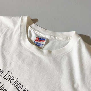 90's "made in USA" Hanes メッセージ Tシャツ