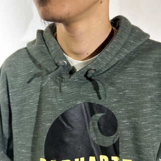 00's Carhartt "Loose Fit" ロゴ スウェット パーカ