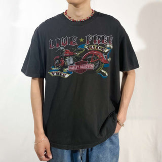 Harley Davidson ”HOT METAL” 両面プリント Tシャツ