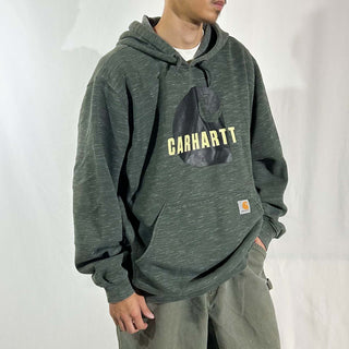 00's Carhartt "Loose Fit" ロゴ スウェット パーカ