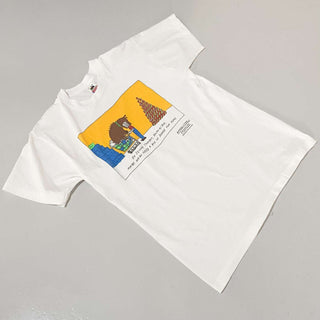 80's "made in USA" FRUIT OF THE LOOM コミカル アニマル アート Tシャツ