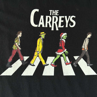 00's DELTA "The Beatles×Jim Carrey" パロディ キャラクター Tシャツ