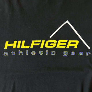 90's～00's "made in USA" Tommy Hilfiger "HILFIGER athletic gear" プリント Tシャツ