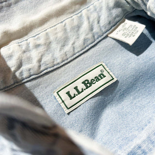 90's "made in CANADA" L.L.Bean デニム L/Sシャツ