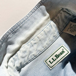 90's "made in CANADA" L.L.Bean デニム L/Sシャツ