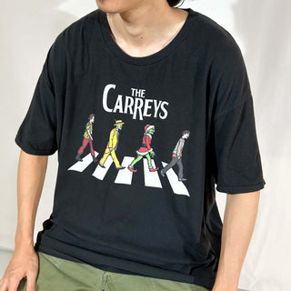 00's DELTA "The Beatles×Jim Carrey" パロディ キャラクター Tシャツ