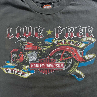 Harley Davidson ”HOT METAL” 両面プリント Tシャツ