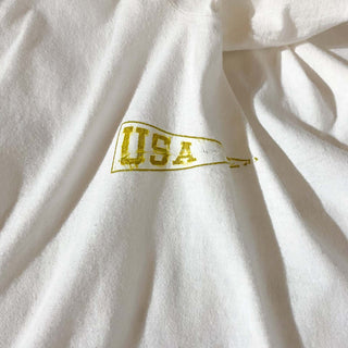 90's "made in USA" Hanes メッセージ Tシャツ