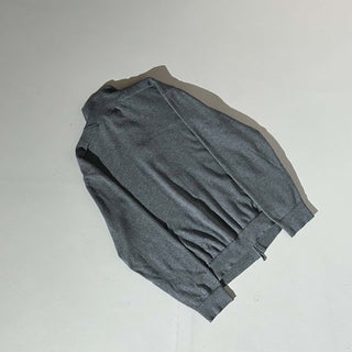 00's BANANA REPUBLIC "Supima cotton" ダブルジップ ドライバーズ ニット セーター