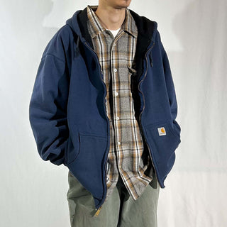 00's Carhartt 裏メッシュ ヘビーオンス フルジップ スウェット パーカ