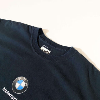 ”MOTO INTERNATIONALE” BMW 企業 両面プリント センターロゴ Tシャツ