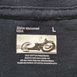 ”MOTO INTERNATIONALE” BMW 企業 両面プリント センターロゴ Tシャツ