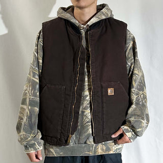 00's Carhartt キルティング ダック ベスト