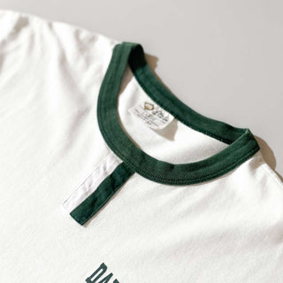 90's "made in USA" the cotton exchange "Dartmouth" チョコチン リンガー Tシャツ