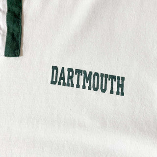 90's "made in USA" the cotton exchange "Dartmouth" チョコチン リンガー Tシャツ