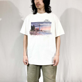 TULTEX "Luke Buck" 風景 アート Tシャツ