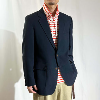 00's J.Crew ボーダー ハイネック カットソー