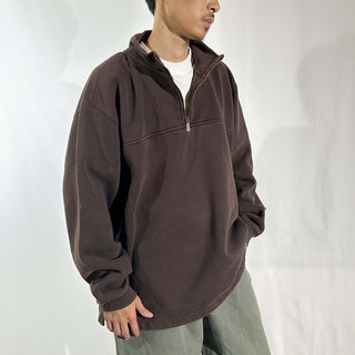 90's～00's Carhartt ハーフジップ スウェット シャツ