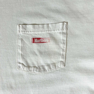 90's "made in USA" DELTA "cowboy's place" Marlboro 企業 両面プリント Tシャツ