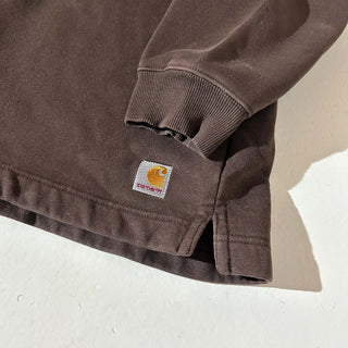 90's～00's Carhartt ハーフジップ スウェット シャツ