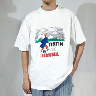 TURKHAN TEKSTIL "TINTIN IN ISTANBUL" タンタンの冒険 Tシャツ