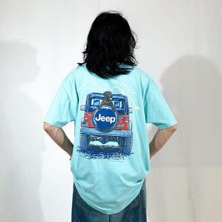 COMFORT COLORS JEEP 両面プリント 企業 Tシャツ