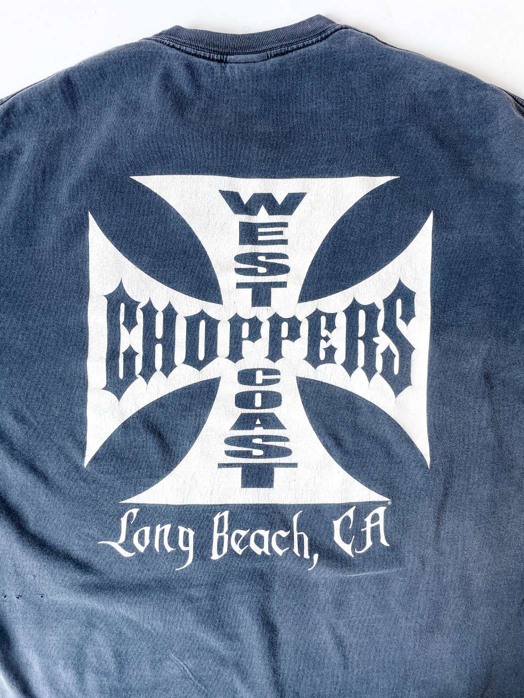 古着–WEST COAST CHOPPERS センターロゴ 両面プリント Tシャツ