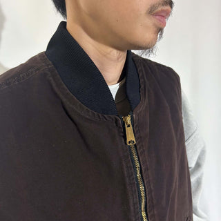 00's Carhartt キルティング ダック ベスト