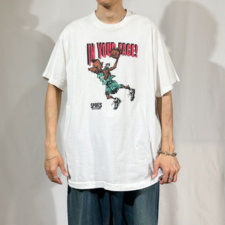 90's "made in USA" FRUIT OF THE LOOM "IN YOUR FACE！" CHALLENGE BASKETBLL '94 Tシャツ