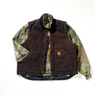 00's Carhartt キルティング ダック ベスト