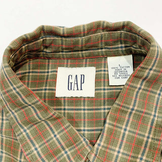 GAP コットン チェック L/S シャツ