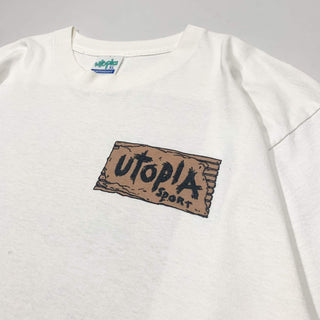 "made in USA" utopia 両面プリント Tシャツ