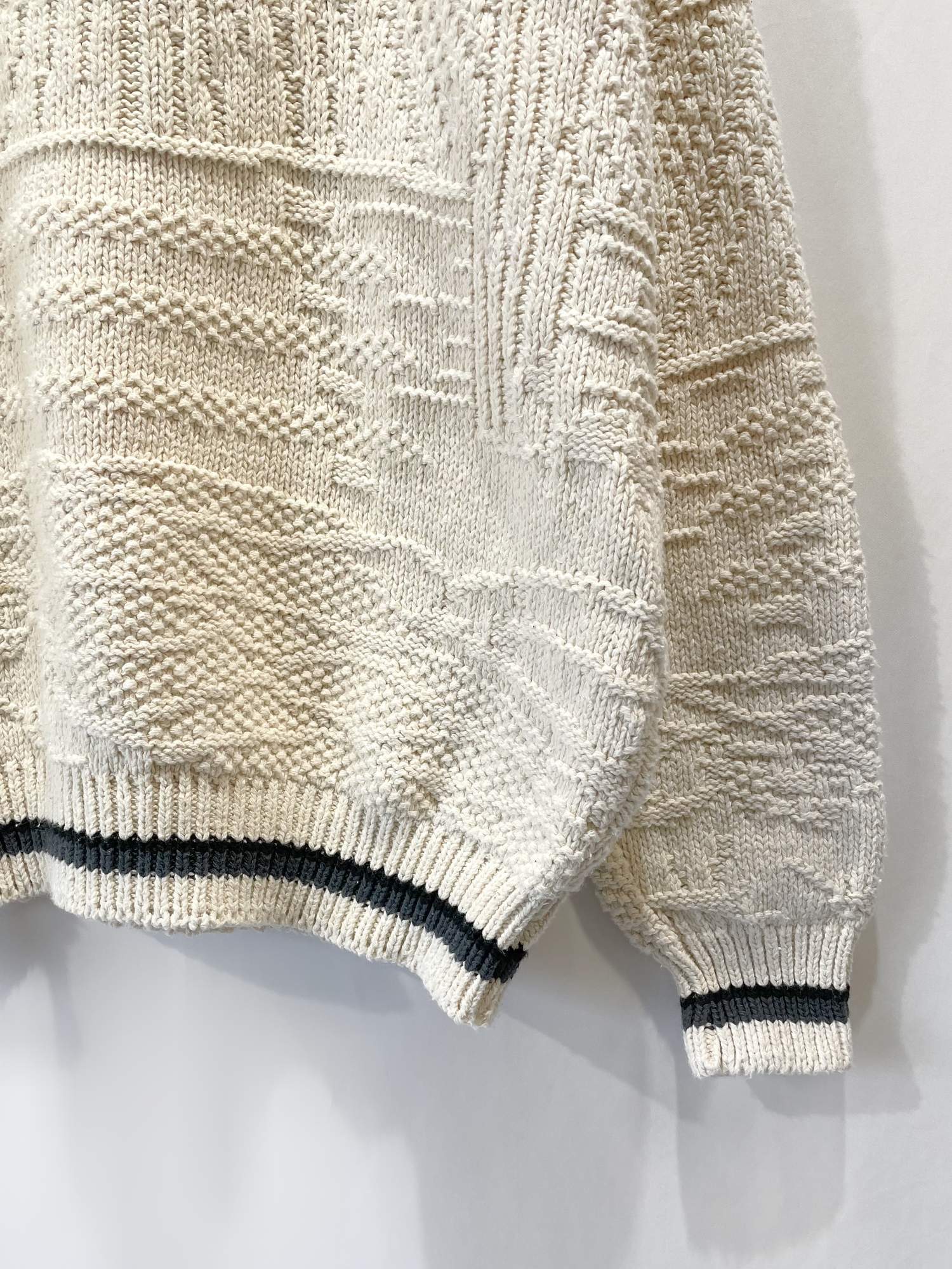 wool 100% ニットセーター GOLF ゴルファー 刺繍39s90
