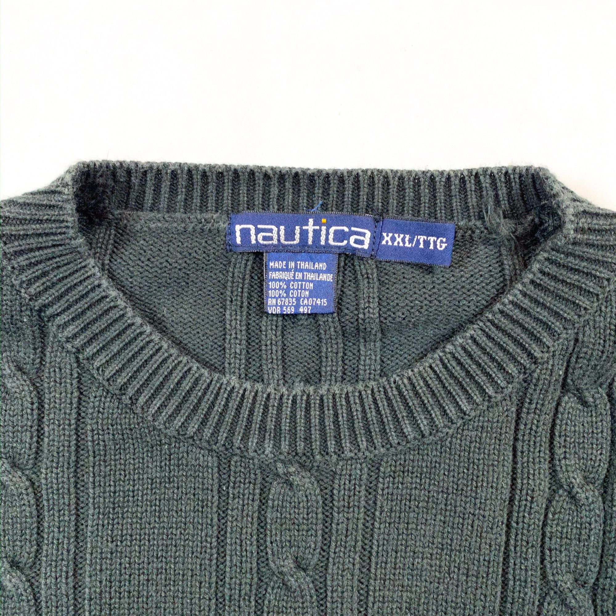 日本激安 Sold out....nautica ウール100% セーター - トップス