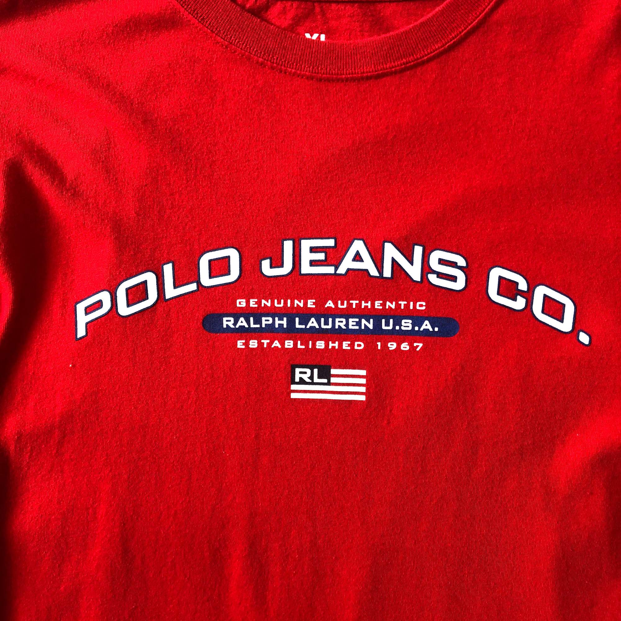 古着–POLO JEANS COMPANY ロゴプリントTシャツ – 【古着通販】 Gleeful 