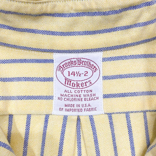 "made in USA" Brooks Brothers オックスフォード ストライプ L/S シャツ