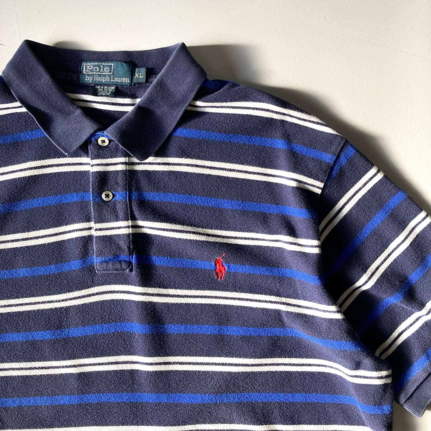 古着–OLD Ralph Lauren マルチボーダー ポロシャツ – 【古着通販