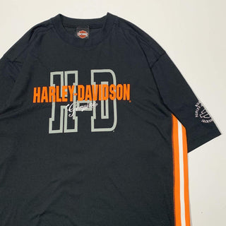 HARLEY DAVIDSON ワッペン プリントTシャツ