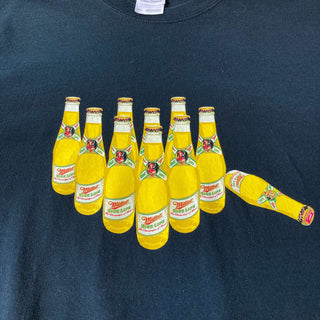 古着 "BOWLING" ビール アルコール プリントTシャツ