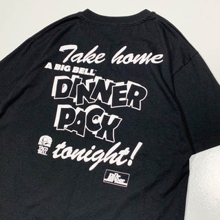 90's Hanes "BIG BELL DINNER PACKS" 両面プリント Tシャツ