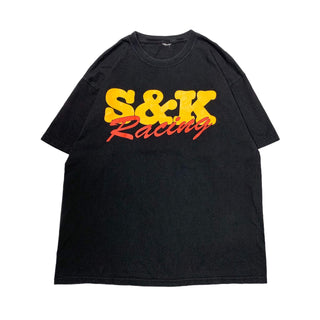 S&K Racing プリント Tシャツ