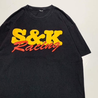 S&K Racing プリント Tシャツ