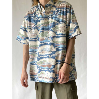 REYN SPOONER S/S ボタンダウンシャツ